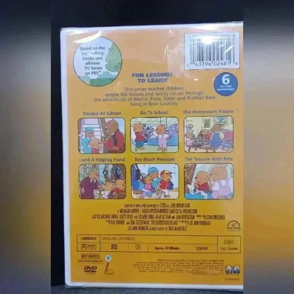 The Berenstain Bears Fun Lessons to Learn  DVD **New Sealed - Picture 3 of 3